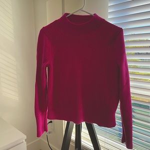 Hot pink knit sweater